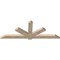 Ekena Millwork Kennewick Smooth Timber Gable Bracket, Douglas Fir, 84"W x 31"H x 3 1/2"D x 5 1/2"F, 9/12 Pitch GBW084X31X0406KEN00SDF - alternate 4